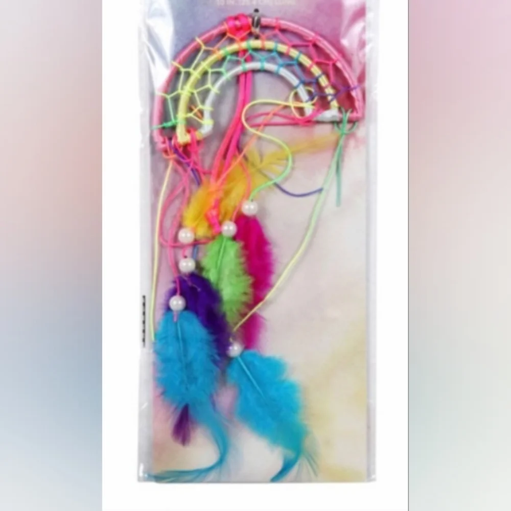 Rainbow & Heart Dream Catcher